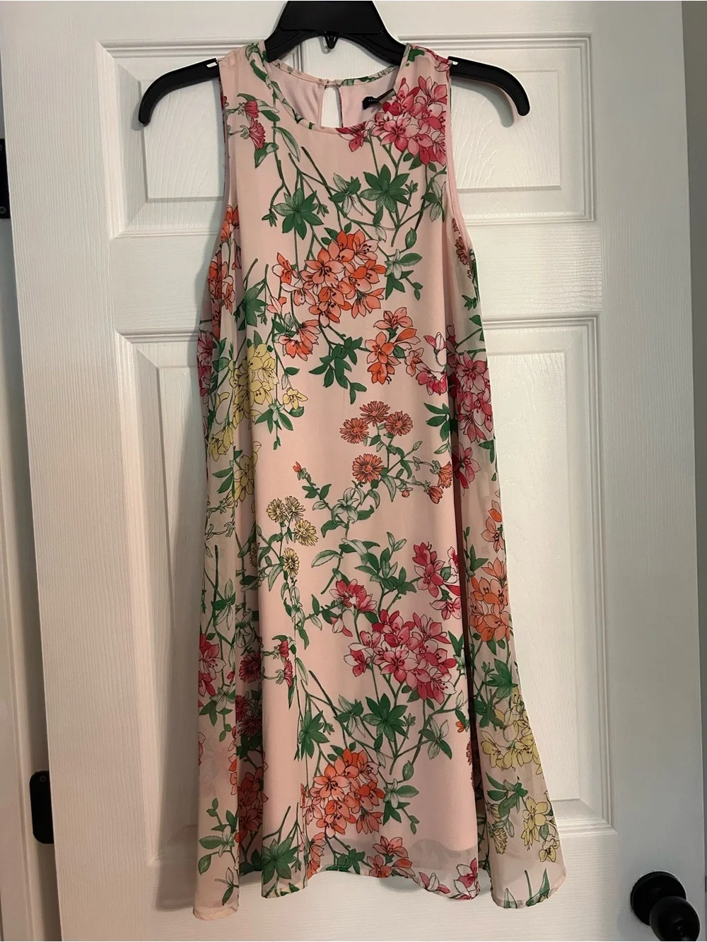 Tommy Hilfiger Pink Floral Sleeveless Mini Dress